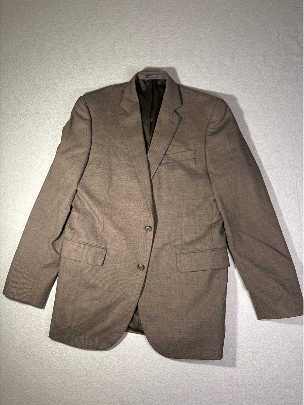 Stafford Classic Fit Travel Men's Blazer in Brown